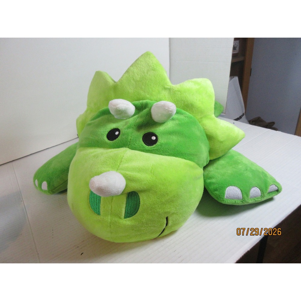 Melissa & Doug Cuddle Dinosaur Green Triceratops Large Plush 30 Inch 30712